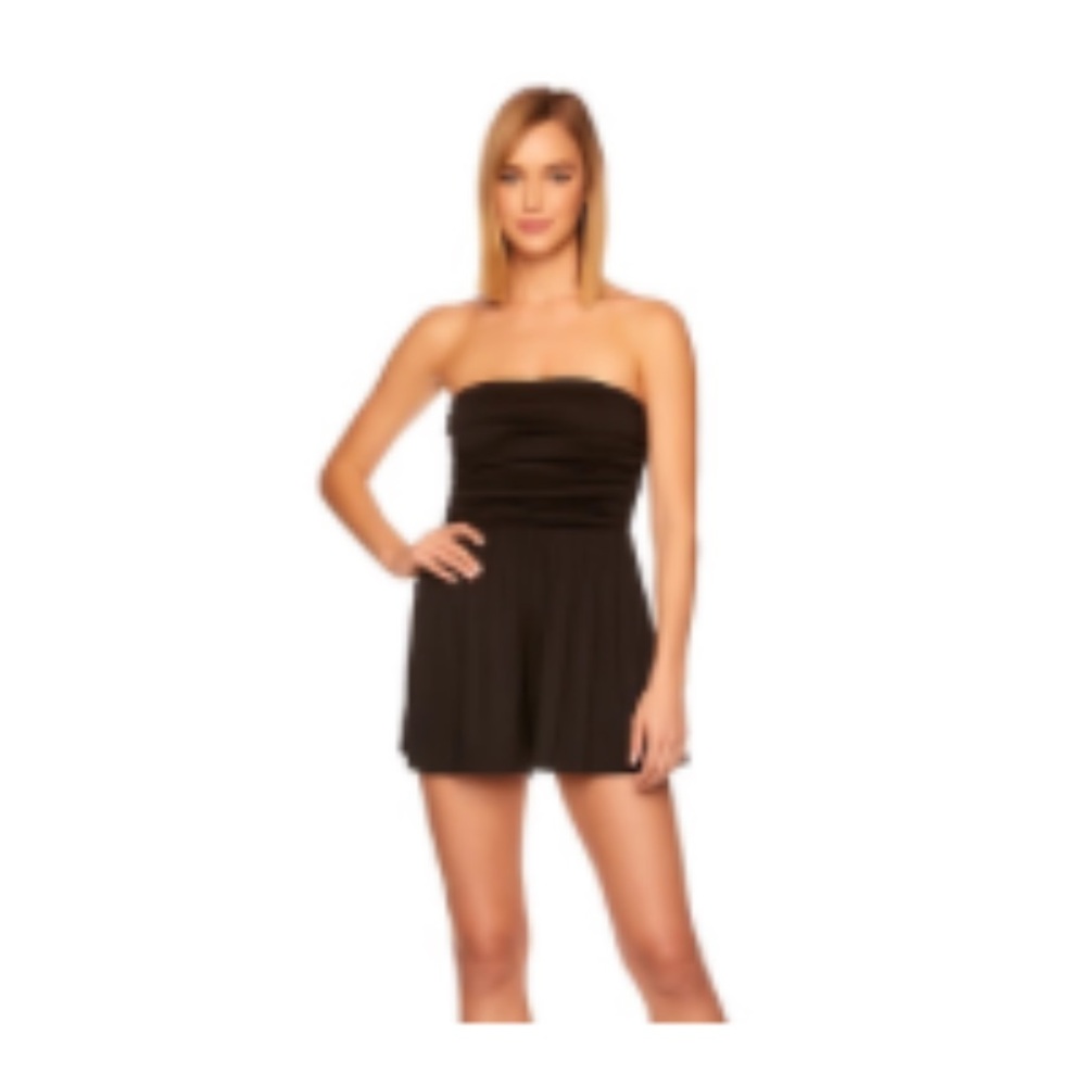 Susana Monaco Tube Gathered Romper Size Small. Never Worn, Excellent Condition!